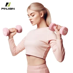 2Pcs Offer Ffitrwydd Dumbbell Sefydlog Dumbbell Gwydn 0.5kg Hyfforddiant Bodybuilding Pwysau yn y Cartref i Ferched Offer Ffitrwydd