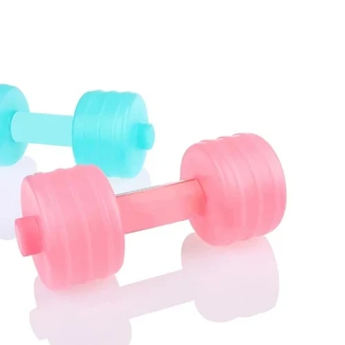 Bodybuilding Dŵr Dumbbell Pwysau Dumbbells Slimming Ffitrwydd Offer Campfa Hyfforddiant Crossfit Yoga Chwaraeon Ymarfer Corff Potel Plastig