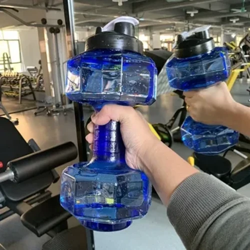 Gymnastik rindende vand Håndvægt Sportflaske Stor kapacitet Fitness Bodybuilding Øvelse Udendørs Cykel Camping Cykelflaske