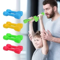 2pcs/set Offer Ffitrwydd Addysg Gynnar Anrheg Kindergarten Ymarfer Corff Propiau Dawnsio Cartref Plant Dumbbells Hand Pwysau Campfa