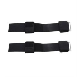 2 dona sozlanishi oyoq Bilagi zo'r gantelli og'ir oyoq Bilagi zo'r tasmali dumbbell kamari Qora neylon og'ir og'ir vaznli kamar