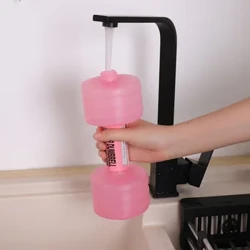 Haltères de Fitness à poids réglable, Double couvercle, haltères à eau 1kg, outils de perte de poids, exercice de Yoga, 1/2/4 pièces