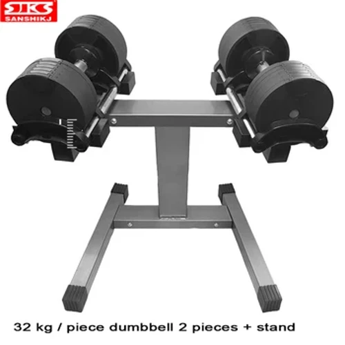 Hoʻonohonoho Dumbbell pōʻai hiki ke hoʻoponopono ʻia, Hanana ʻElua, Hoʻonui 2kg, 24kg, 36kg, Fitness, Hoʻonui hou.
