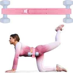 განაახლეთ Hip Thrust Belt Booty Belt for Hip Thrust გამოყენება Dumbbells Kettlebells Plates ერთად მოცურების მდგრადი ბალიშით სპორტული დარბაზი სახლისთვის