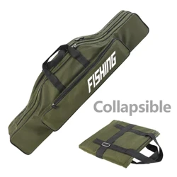 Stang Opbevaringspose Fiskestang Taske Rod Case Organizer til rejser Udendørs fiskehjul Stænger lokker 31 tommer