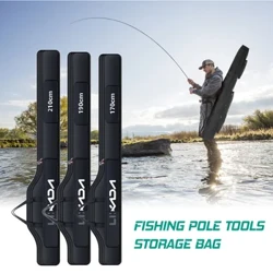 Lixada 210 cm fiskeväska Bärbar hopfällbar fiskespö Rulleväska Fiskspö Redskapsredskap Verktyg Bärväska Förvaringsväska Organizer