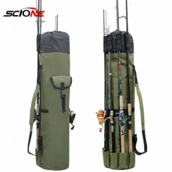 Di động Gấp Cần Câu Cá Túi Đa Năng Câu Dụng Cụ Bảo Quản Bộ Xi Lanh Ngoài Trời Câu Cá Đeo Vai X336