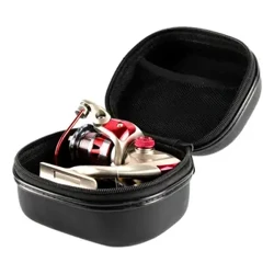 Portable Fishing Reel Bag Protective Case Black Waterproof EVA Outdoor Cover Box Para sa Spinning Reel Fishing Tools Tackles