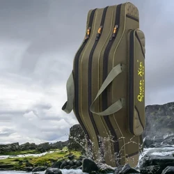 2/3/4 Ciseal 80cm-120cm Málaí Iascaireachta Oxford Slat Iascaireachta Foldable Iascaireacht Uirlisí Cuaille Cás Stórála Cumas Mór Mála Pesca XA192G