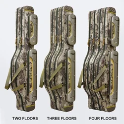 Túi Đựng Cần Câu Thể Thao Ngoài Trời Dung Tích Lớn 2/3/4 Lớp 120CM-130CM Túi Đựng Dụng Cụ Câu Cá Chống Thấm Nước Bảo Quản Câu Cá XA133G