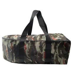 Schwarze Camouflage-Tragetasche für Köderboot, wasserabweisende Aufbewahrungstasche für Angelboote, Angelzubehör