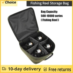 Isikhwama Esiphethe I-Reel Reel Storage Case Oxford Indwangu Reel Lure Gear Carrying Case for 500-10000 Series Spinning Fishing Reels New