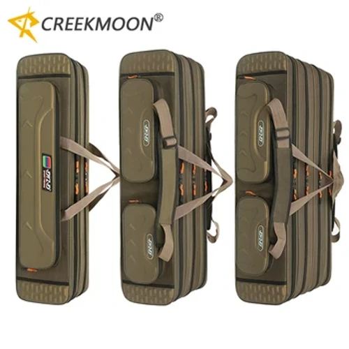 NON-Lipat 2/3/4 Lapisan Fishing Rod Tackle Tas 80/100/120/130 Cm Multifungsi Fish Reel Lure Line Tools Storage Case Gear