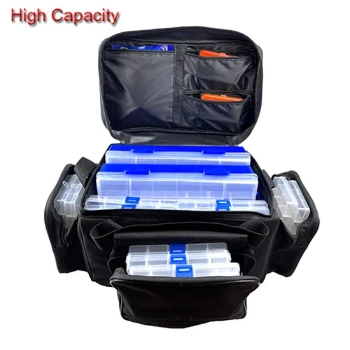 Große Kapazität Angeltasche Wasserdichte Multifunktionale Köder Hüfttasche Outdoor-Schultertaschen Karpfenangeln Tackle PJ198