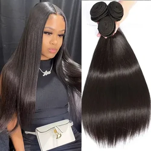 Peruvian Straight Hair Bundles Natural Straight Human Hair Bundles 8-30 Inisi 12A Remy Hair Extensions mo Fafine uliuli