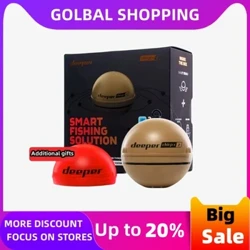 Deeper Chirp+ 2 WiFi arrain-bilatzaile eramangarri eta botagarria Kayakentzako sakonera-bilatzailea Itsasontziak itsasertzean Izotz-arrantza / Deeper Smart Sonar