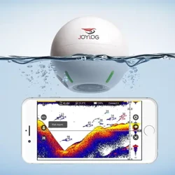 Joylog inteligente sonar localizador de peixes recarregável sem fio sensor 40m profundidade água ecobatímetro pesca para isca barco carpa pesca