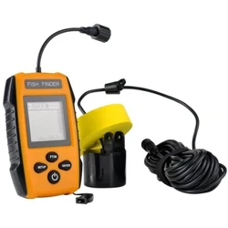 100M Portable Fish Finders 45 Degrees Sonar Fishing Detector IPX4 Waterproof LCD Display for Ocean River Fishing
