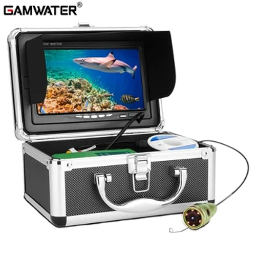 GAMWATER Físcheamara Iascaireachta Faoi Uisce 1000TVL 6pcs IR/LED Bán le Monatóir Dath 7Inch 10M 15M 20M 30M Aimsitheoir Éisc ICE