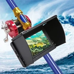 VZb Fish Finder LCD 5,0/4,3 tumsskärm Undervattens 220° fiskekamera Vattentät IPS 1080P 9 timmars uthållighet Night Vision