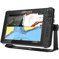Zľavnené akcie Lowrance HDS-12 Live Fish Finder s aktívnym zobrazovaním 3-v-1 Transom Mount Transducer C-MAP Pro graf