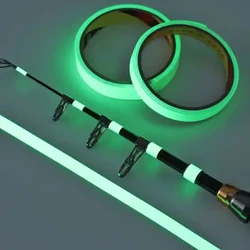 Yeşil Işıklı Bant Kendinden Yapışkanlı Karanlıkta Glow Çıkartmalar Sahne Dekoratif Floresan Bant Uyarı Çıkartmaları Balıkçılık Aracı