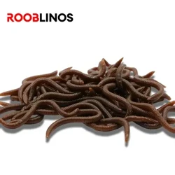 10 adet-50 adet 7 cm/9 cm Gerçekçi Kırmızı Solucan Balıkçılık Yumuşak Cazibesi Solucan Buz Kış Balıkçılık Silikon Yapay Balıkçılık Yem