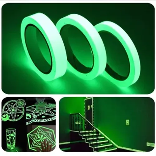 Fishing Rod Stiker Bercahaya Melindungi Fishing Rod Perban Glow In The Dark DIY Self-Adhesive Tape Alat Pancing