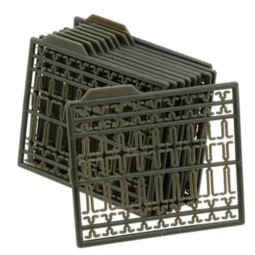 Equipamento de pesca de carpa 10 unidades/pacote, equipamento de cabelo, isca de boilie, batentes de carpa, extensor de cabelo amarelo, acessório, batentes de cabelo