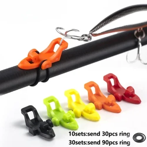 10-30 stk fiskestang stang krok holder lokke agn holder lokke tilbehør Jig kroker Sikkerhet Holder Fiskeverktøy