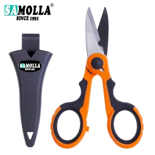 420 Stainless Steel Gunting Memancing Aksesoris Listrik Portabel Gunting Tang Cut PE Garis Kepang Umpan Ikan Mas Alat Memancing