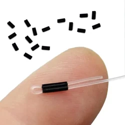 Bộ 50 Cá Chép Câu Cá KRIMPS Cho Cứng Bọc Bím Tóc Mono Lãnh Đạo Crimps 0.6 Hoặc 0.7mm Cho Chod Tóc giàn Ronnie Giàn Khoan Thiết Bị