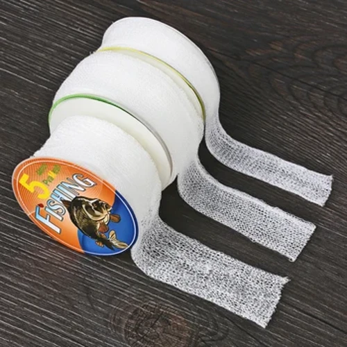 5M Soluble PVA Mesh Refill Carp Fishing Feeder Fishing Lures Refill Rig Hook Unu Wrap ʻeke 25/37/44mm ʻeke lawaiʻa mea komo.