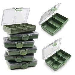 1/5 Pcs 1 hanggang 8 Compartments Storage Box Carp Fishing Tackle Boxes System Fishing Bait Boxes Portable Fishing Box Pangingisda Access