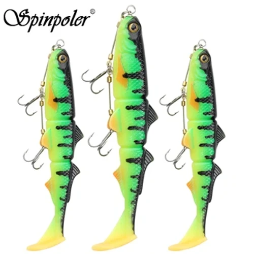 Spinpoler pike stinger rig gancho systerm com 3d swimbait isca de pesca macia paddle t caudas para zander pike grande jogo peixe