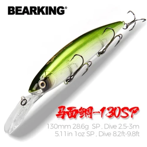 Piʻi 130mm 28.6g ʻoihana maikaʻi nā lures lawaiʻa paʻa paʻa luʻu 2.5-3m maikaʻi wobblers minnow Artificial Bait Tackle