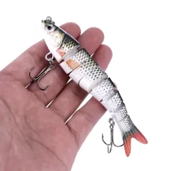 HENGJIA 13,7 cm 10 cm 8 cm Uppoavat vaaput kalastusuistimet Multi Jointed Swimbait Hard Bait -kalastusvälineet Bassolle Isca Crankbait