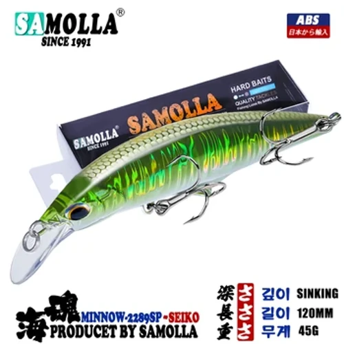 Maunu Fagogota Fagota Fou 45g 120mm Maunu Pa'a Pi'i Isca Fa'ata'i Pesca Accesorios Mar Peche En Mer Leurre