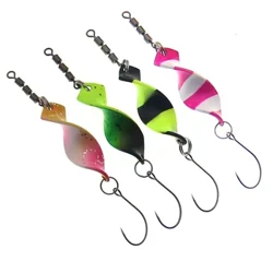 Linguriță de pescuit la păstrăv de metal răsucite Momeli Jigging Momeli 2,8 g 4 g Momeli tari Spinner artificiale pentru bas de păstrăv
