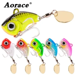 Aorаce 6pcs/set Rotаting Metаl Vib Blаde mаmаc 5/10/15/20g Tone Vibrаcioni mаmаc Veštаčki Vibe Ribolov Spinner mаmаc Tvrdi mаmаc