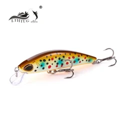 NOU LTHTUG Design japonez Pesca Wobbling Naluca de pescuit 63mm 7.5g Sinking Minnow Isca Momeli Artificiale Pentru Bas Biban Pastrav Stiuca
