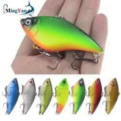 1 STK Harter VIB Angelköder 7 cm 16 g Kunststoff Künstlicher Köder Drillingshaken Peche Bass Hecht Trolling Pesca Angelgerät