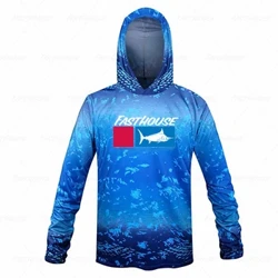 Éadaí Iascaireachta Barraí Samhraidh Caith Léine Cló Geirsí Camisa De Pesca Hat Iascaireachta Jacket Muinchille Fada Cosaint Uv