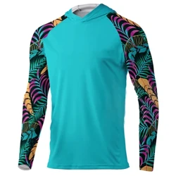 Fiske Hoodie Herrkläder Sommar Långärmad Fisketröja Solskydd Kamouflage Fiskeskjortor
