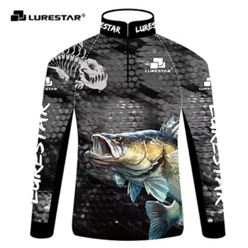 Profesional Memancing Pakaian Ringan Lembut Pakaian Matahari UV Jersey Bass Lengan Panjang Hitam T Shirt Celana Luar Ruangan Berburu Waders