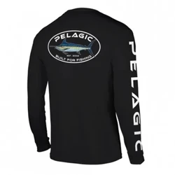 Pelagisk Fisketröja Herr Utomhus Solskydd Fiskekläder Sommar Långärmad T-shirt Anti-UV Fish Apparel UPF 50 tröjor