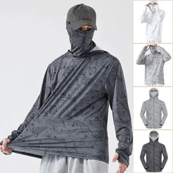 Kinerja Memancing Atasan Memakai Pakaian Memancing Lengan Panjang Gaun Breathable Jersey Perlindungan UV 50 Pria Wanita Pakaian Memancing