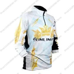 SUNLINE Fiskeskjorter Langærmede Solcreme Quick Dry Sweatshirt Sommer Åndbar UV-resistent Fisketøj Pesca