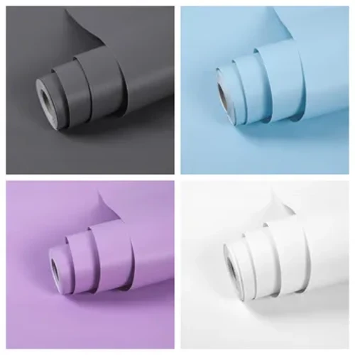 1 Roule Waasserdicht an Uelegbeständeg Selbstklebend Tapeten - Peel a Stick Wall Sticker Einfach ze installéieren an haltbar Heemdekoratioun