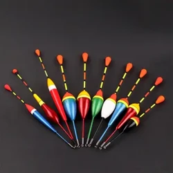 10 TK kalapüügi ujukide komplekt Poi Bobber Fishing Light Stick ujukid Fluctuate Segasuurused Värvilised ujukpoi kalastustarvikute jaoks